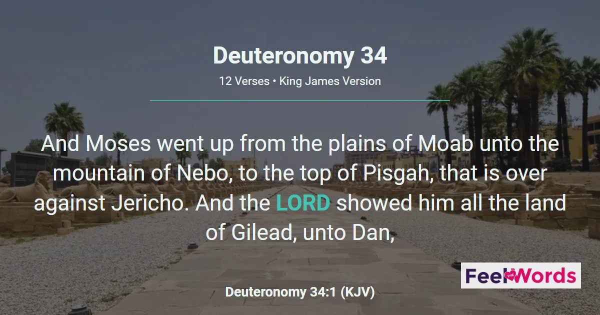 Deuteronomy 34: The Death of Moses