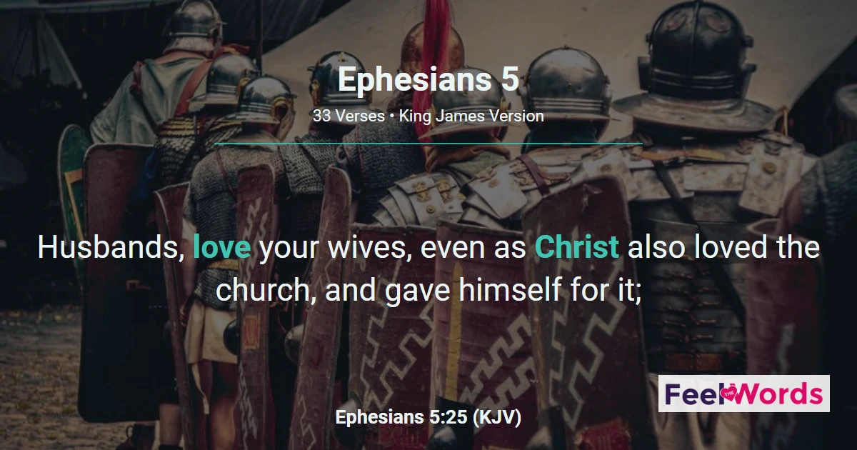 Ephesians 5 – Walk in Love and Light