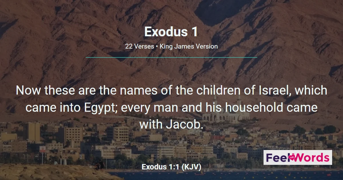 Exodus 1: Israel Enslaved in Egypt