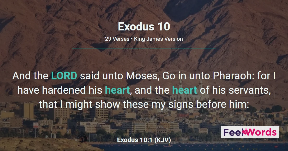 Exodus 10: Locusts and Darkness