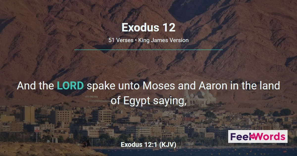 Exodus 12: The First Passover