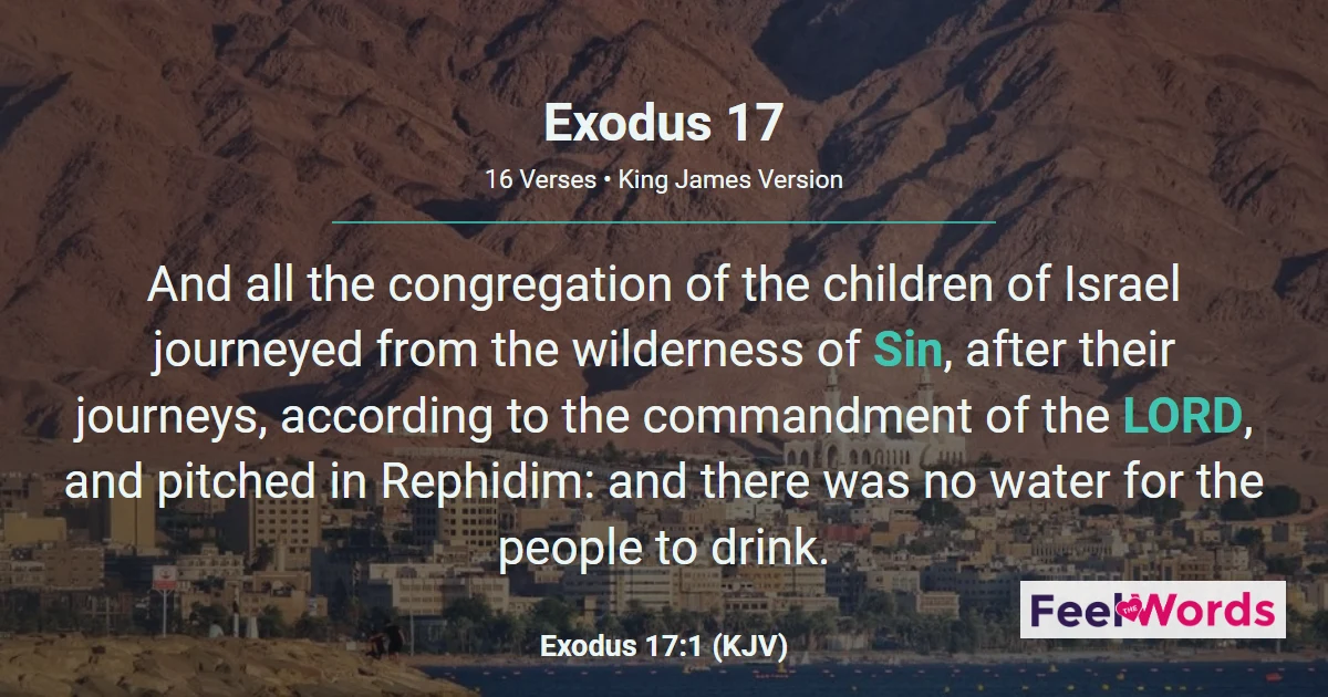 Exodus 17: Water From the Rock