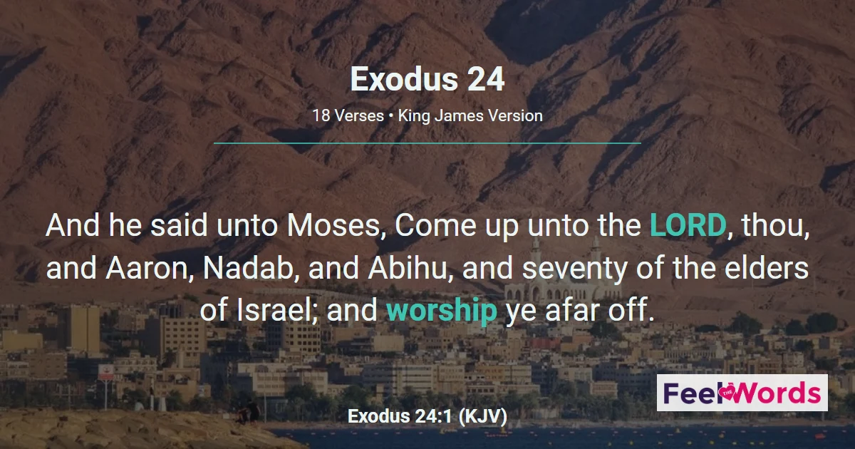 Exodus 24: The Covenant Confirmed