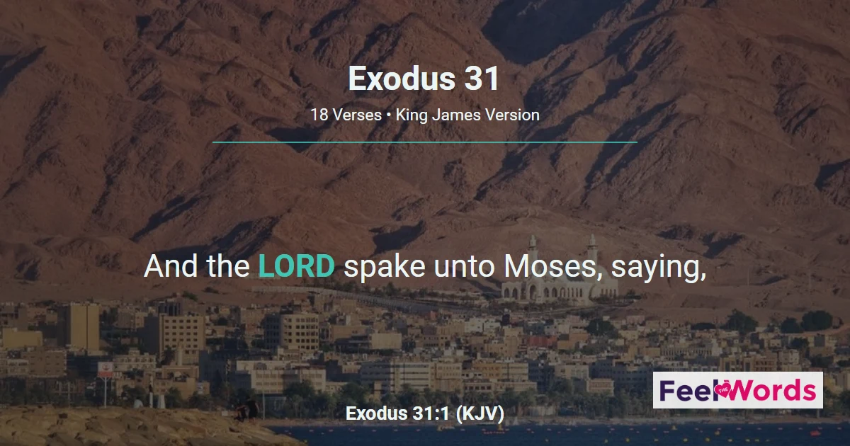 Exodus 31: Bezaleel, Aholiab & the Sabbath