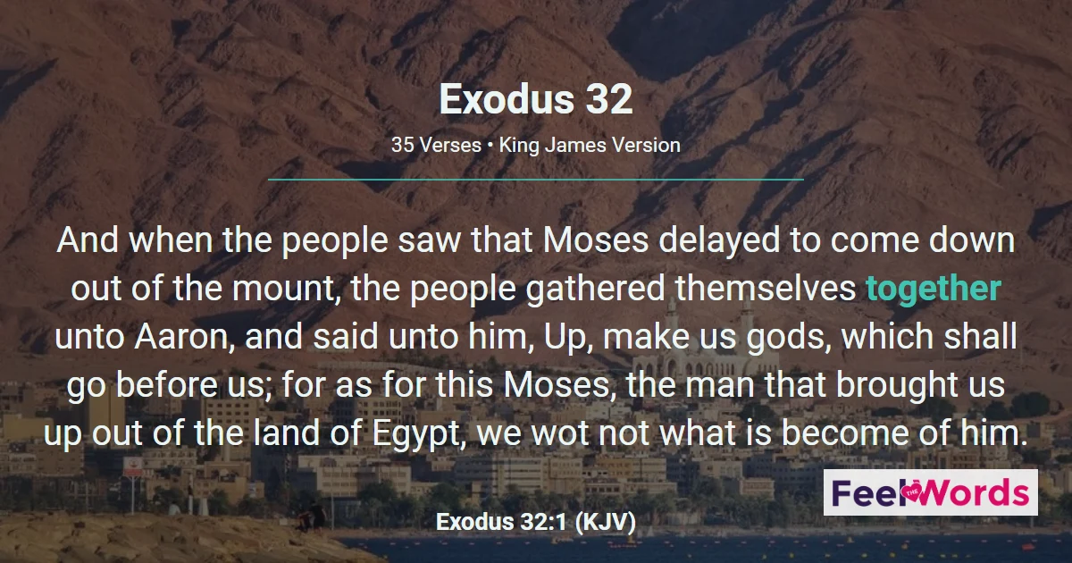 Exodus 32: The Golden Calf