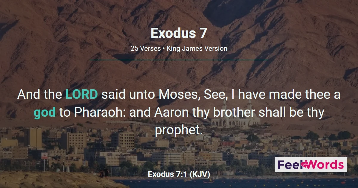Exodus 7: Aaron's Rod and the First Plague