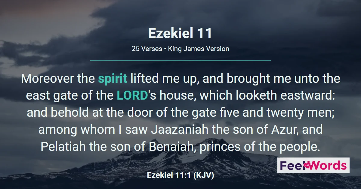 Ezekiel 11: A New Heart Promised