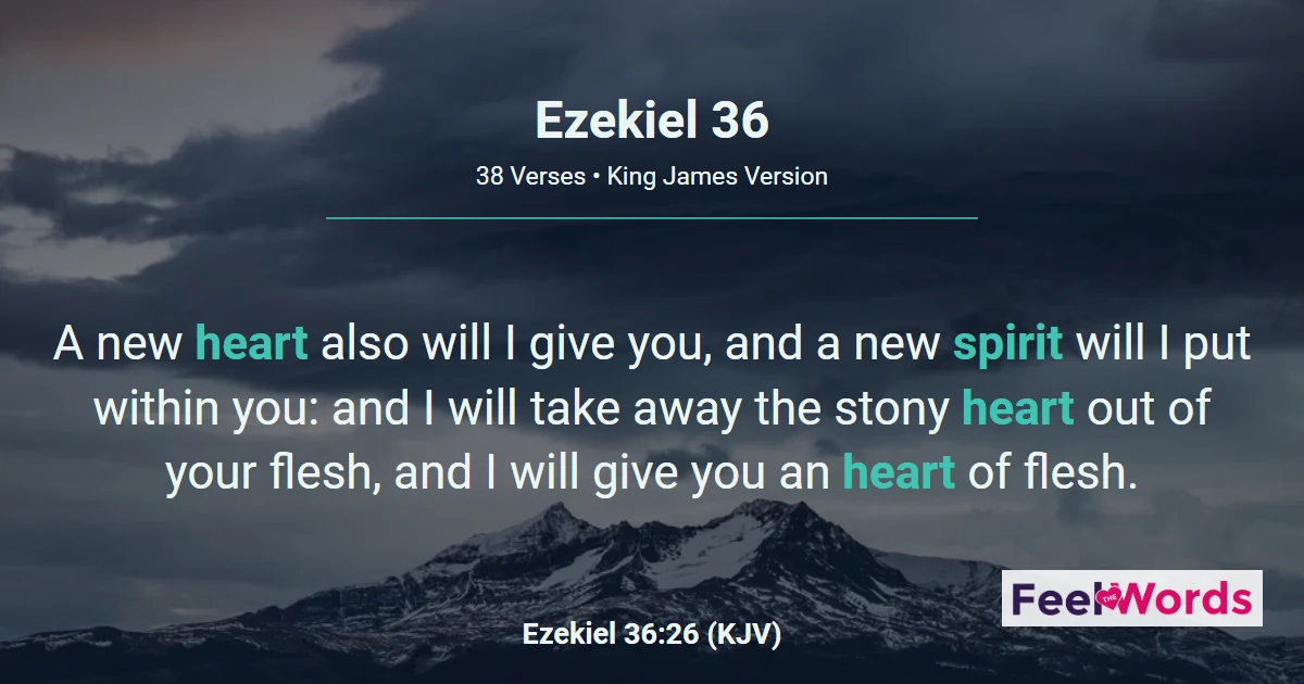 Ezekiel 36: A New Heart Promised