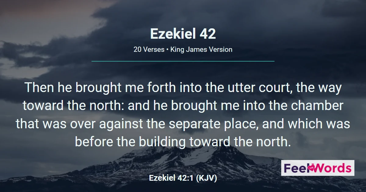 Ezekiel 42: Priests' Chambers