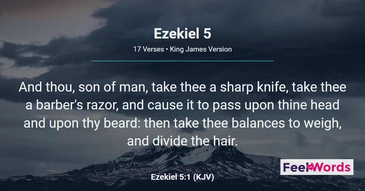 Ezekiel 5: The Sign of the Shaved Hair