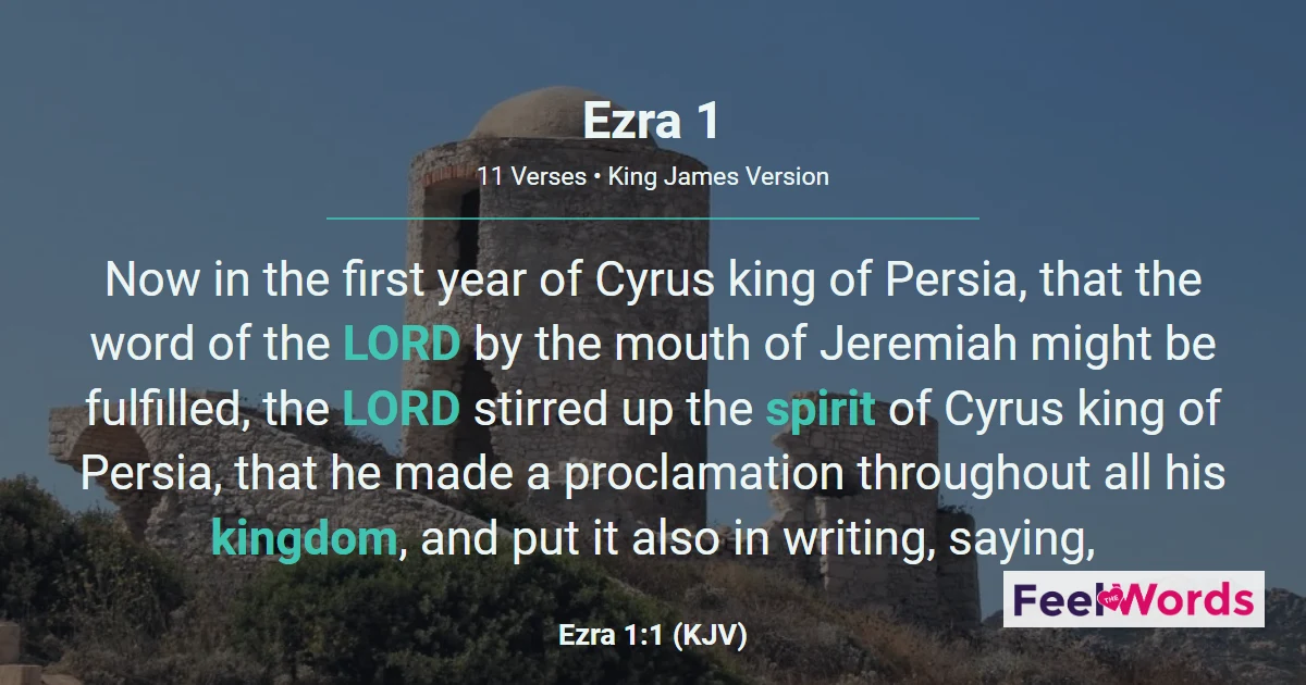 Ezra 1: Cyrus Frees the Exiles
