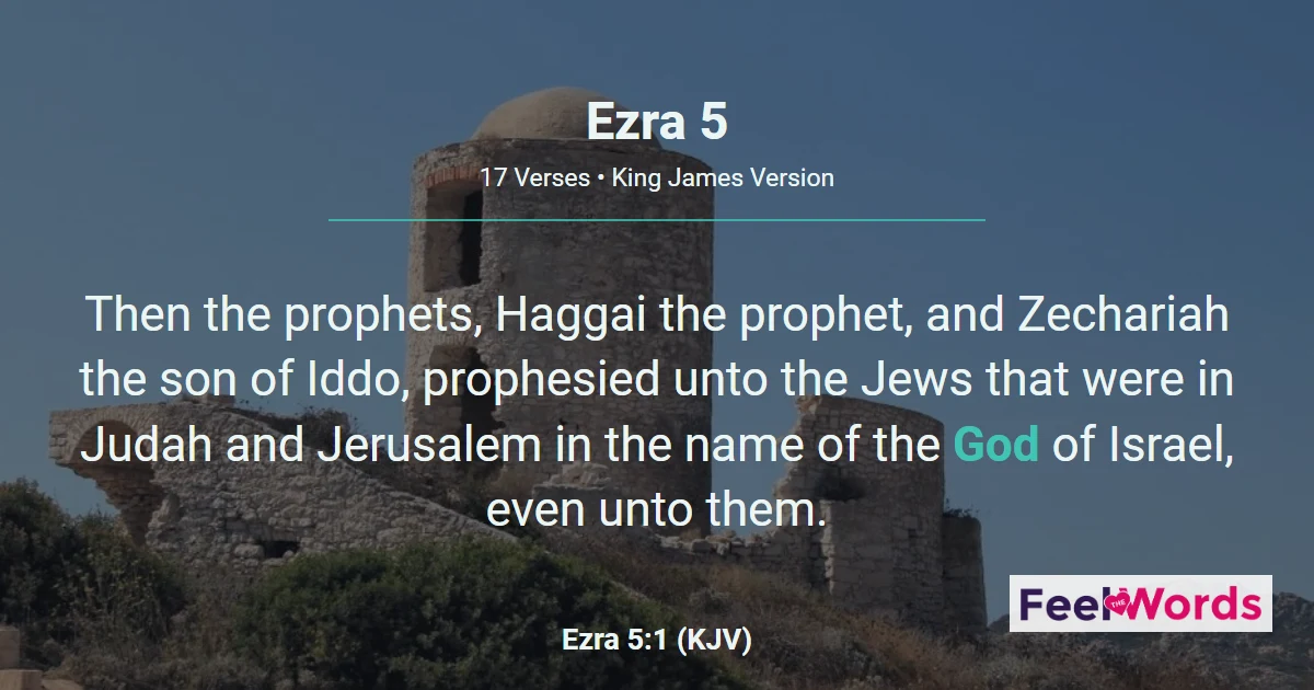 Ezra 5: Haggai and Zechariah Prophesy