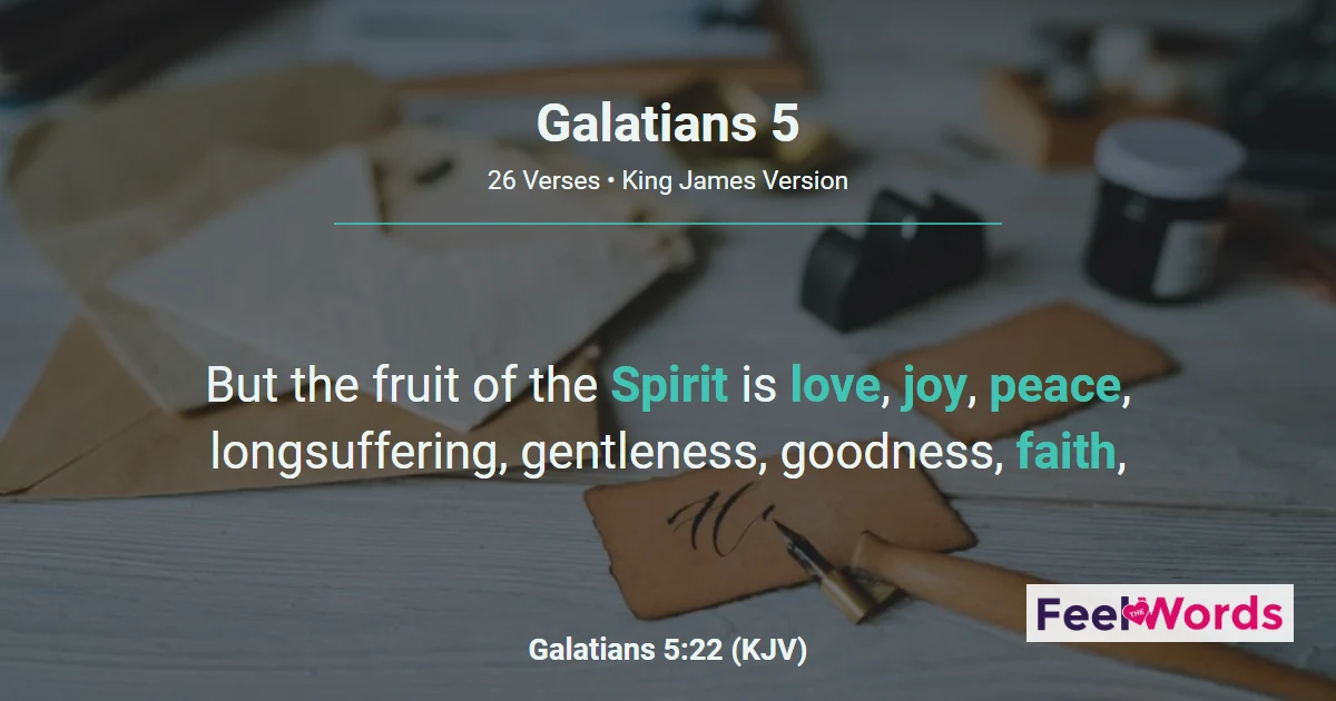 Galatians 5 - Fruit of the Spirit