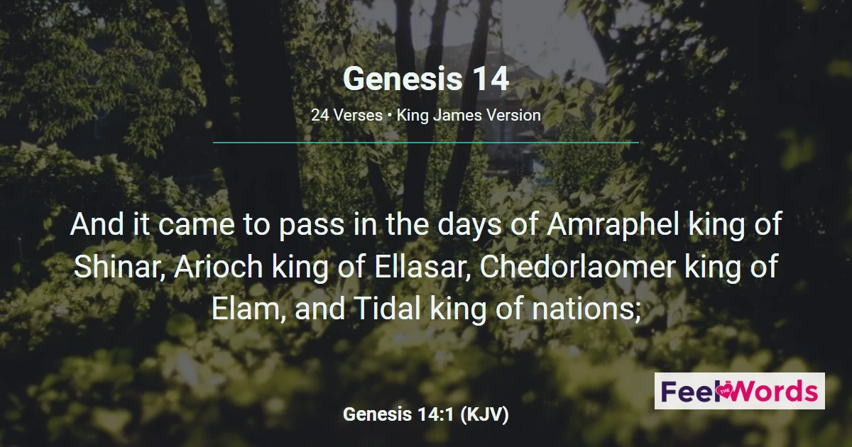 Genesis 14: Abram Rescues Lot