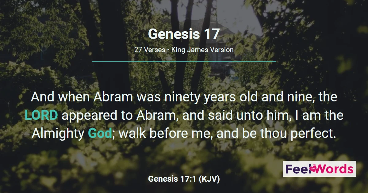 Genesis 17: Covenant of Circumcision