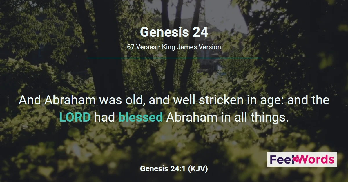 Genesis 24: Abraham's Servant Finds Rebekah