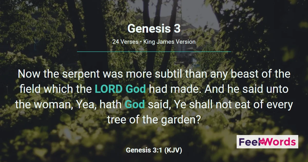 Genesis 3: The Fall of Man