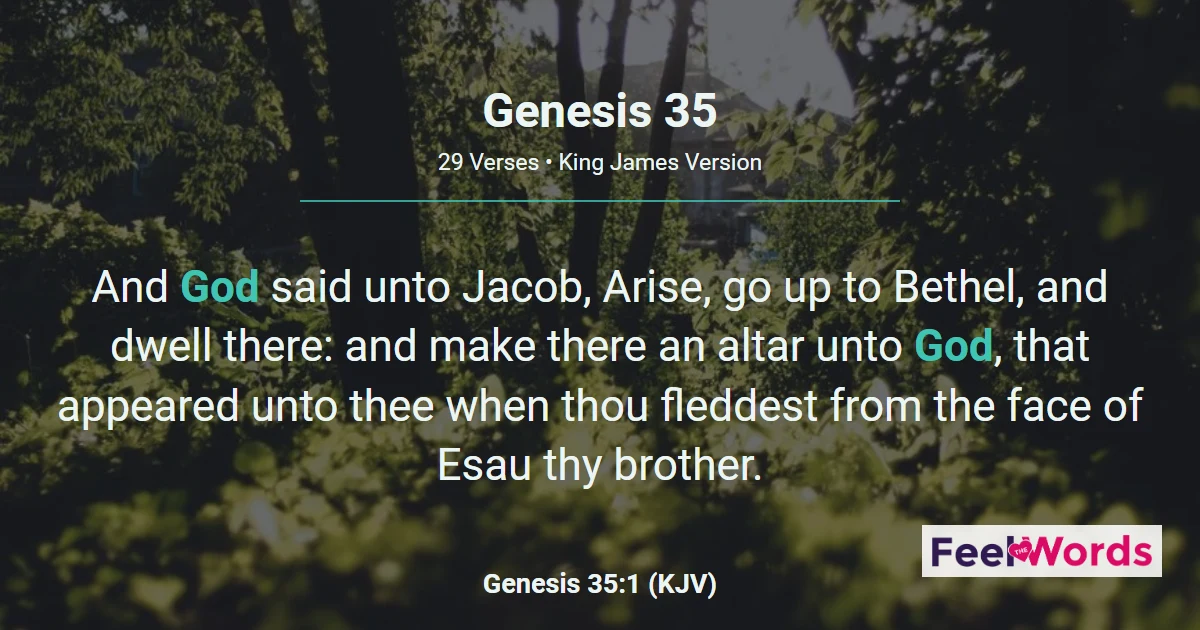 Genesis 35: Rachel Dies, Isaac Dies at Bethel