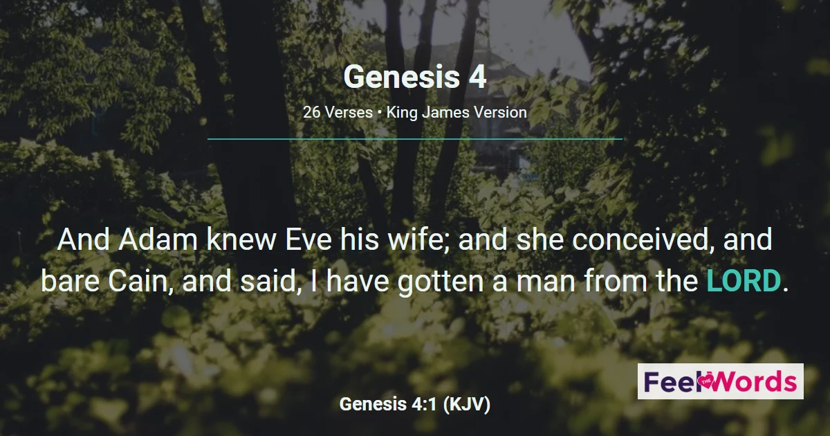 Genesis 4: Cain and Abel