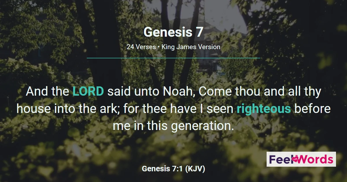 Genesis 7: The Great Flood