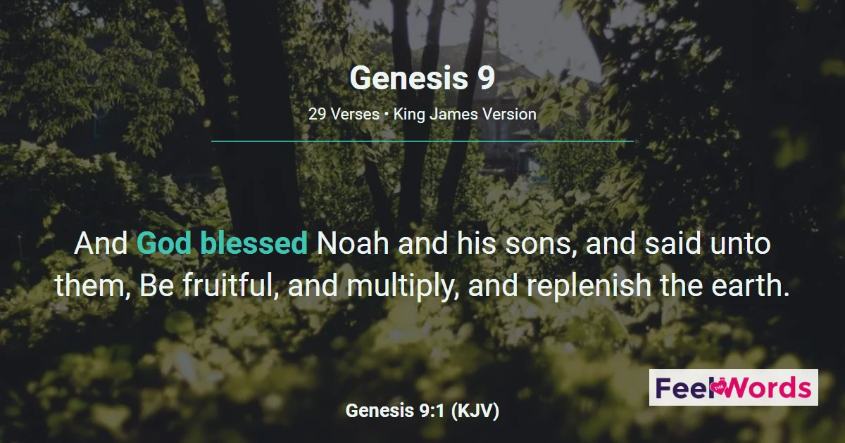 Genesis 9: God's Covenant with Noah