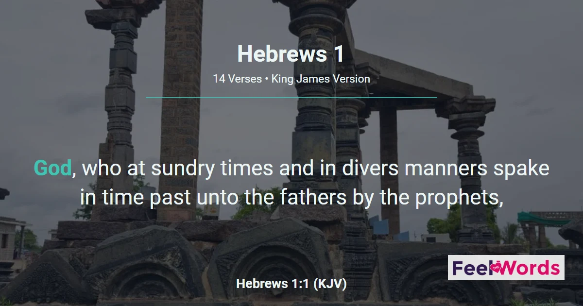 Hebrews 1: The Son Superior to Angels