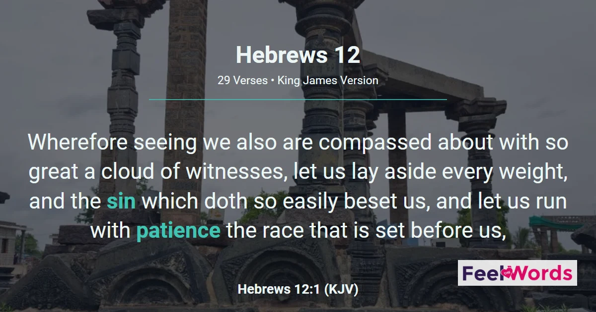 Hebrews 12: Run the Race, Endure the Lord's Discipline