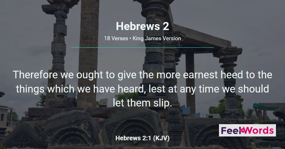 Hebrews 2: Made Lower Than the Angels