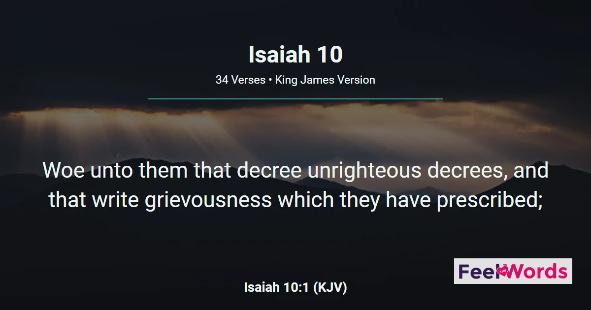 Isaiah 10: Assyria, Rod of the Lord