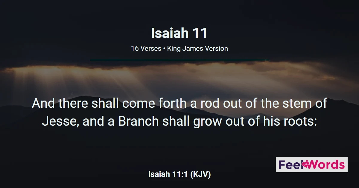 Isaiah 11: The Peaceable Kingdom