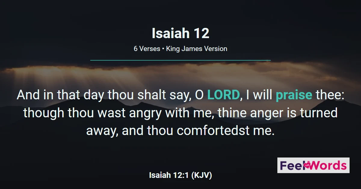 Isaiah 12: Wells of Salvation