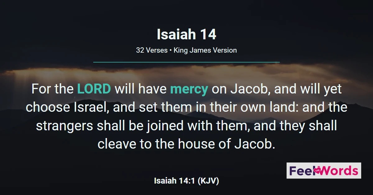 Isaiah 14: How Art Thou Fallen, O Lucifer