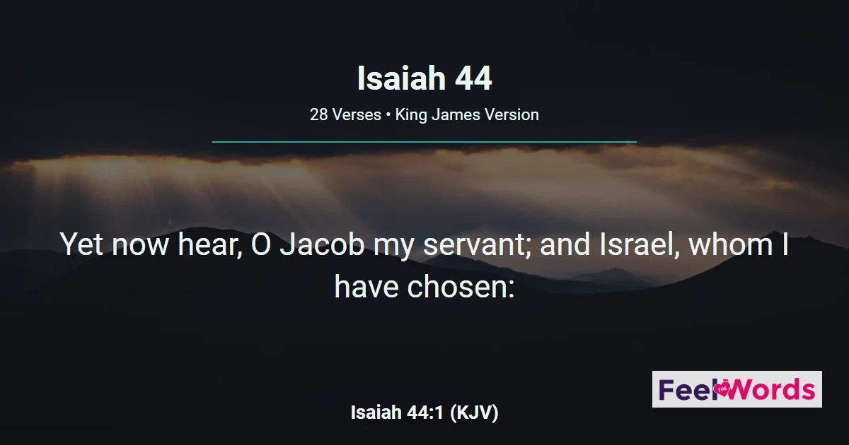 Isaiah 44: Idols Exposed and Cyrus Named