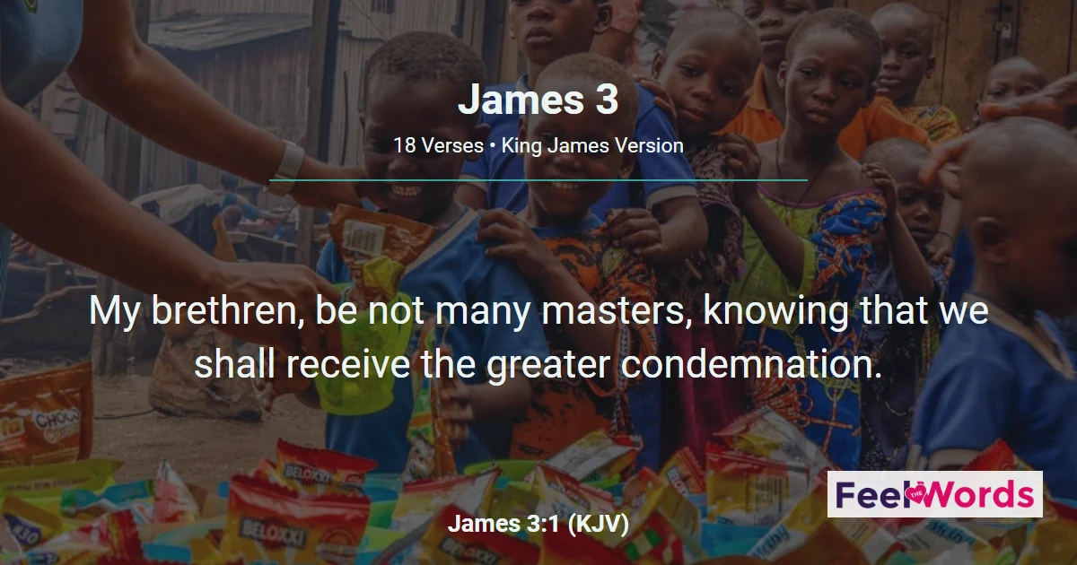 James 3: Taming the Tongue, True Wisdom