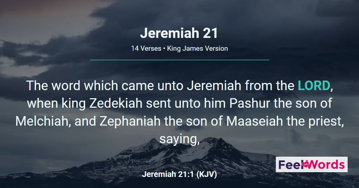 Jeremiah 21 - Life or Death Before You