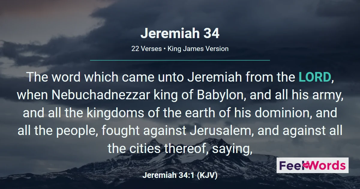 Jeremiah 34 - A Broken Freedom Covenant