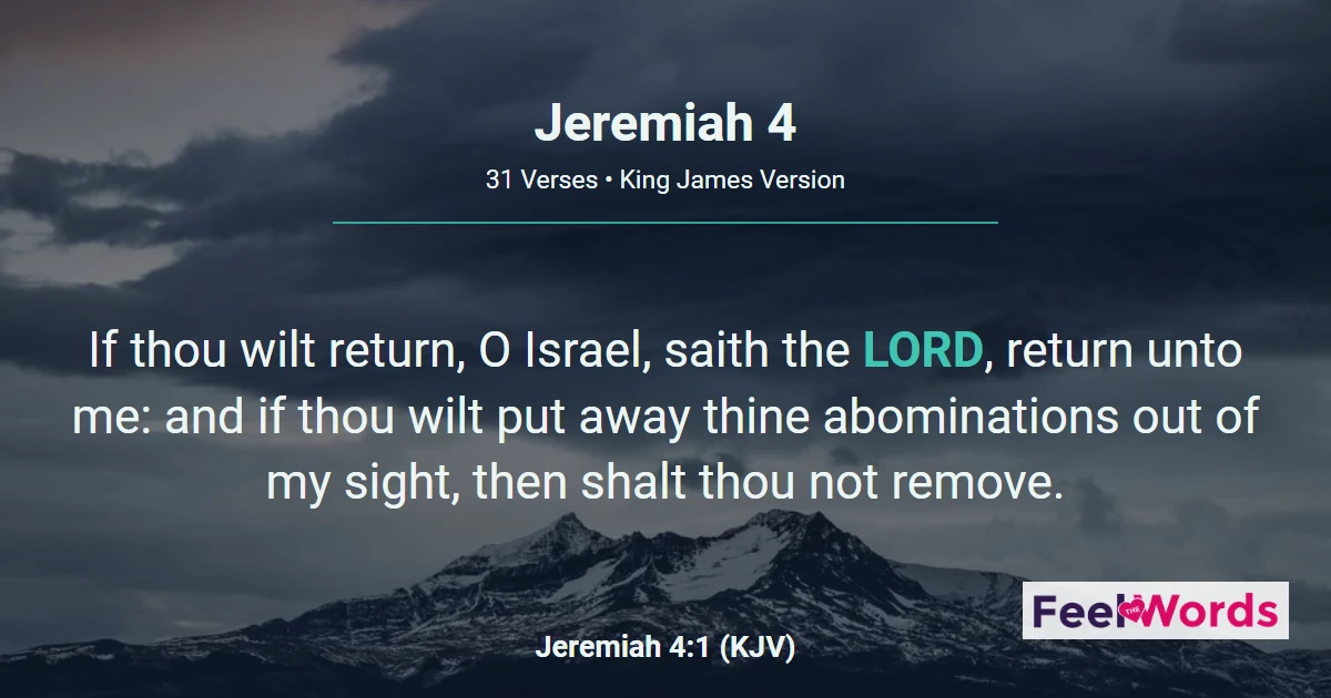 Jeremiah 4: Circumcise Your Heart
