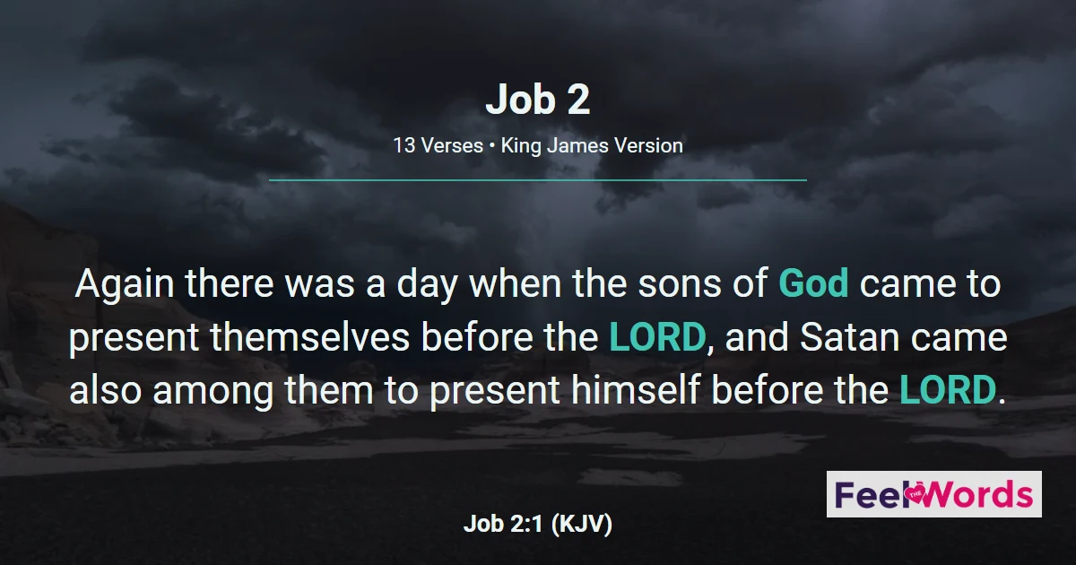 Job 2: Job's Body Is Afflicted