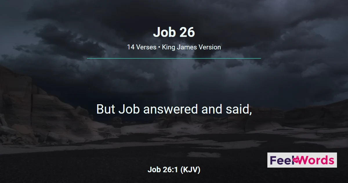 Job 26 - Job Describes God's Power