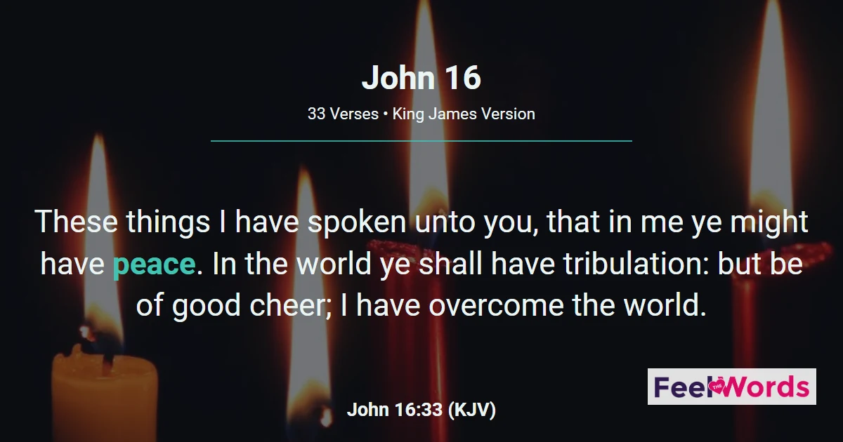John 16: Sorrow Turned to Joy