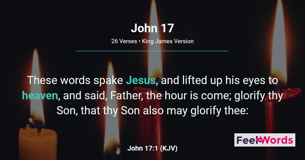John 17: Jesus's High Priestly Prayer
