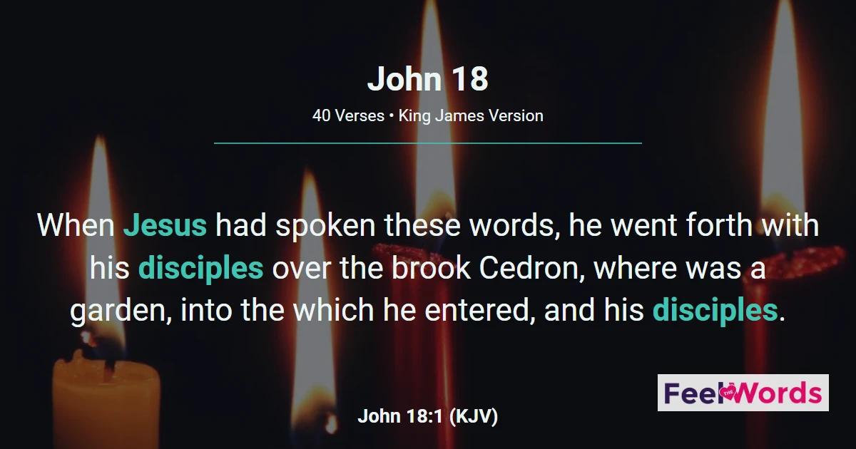 John 18: Jesus Betrayed and Arrested