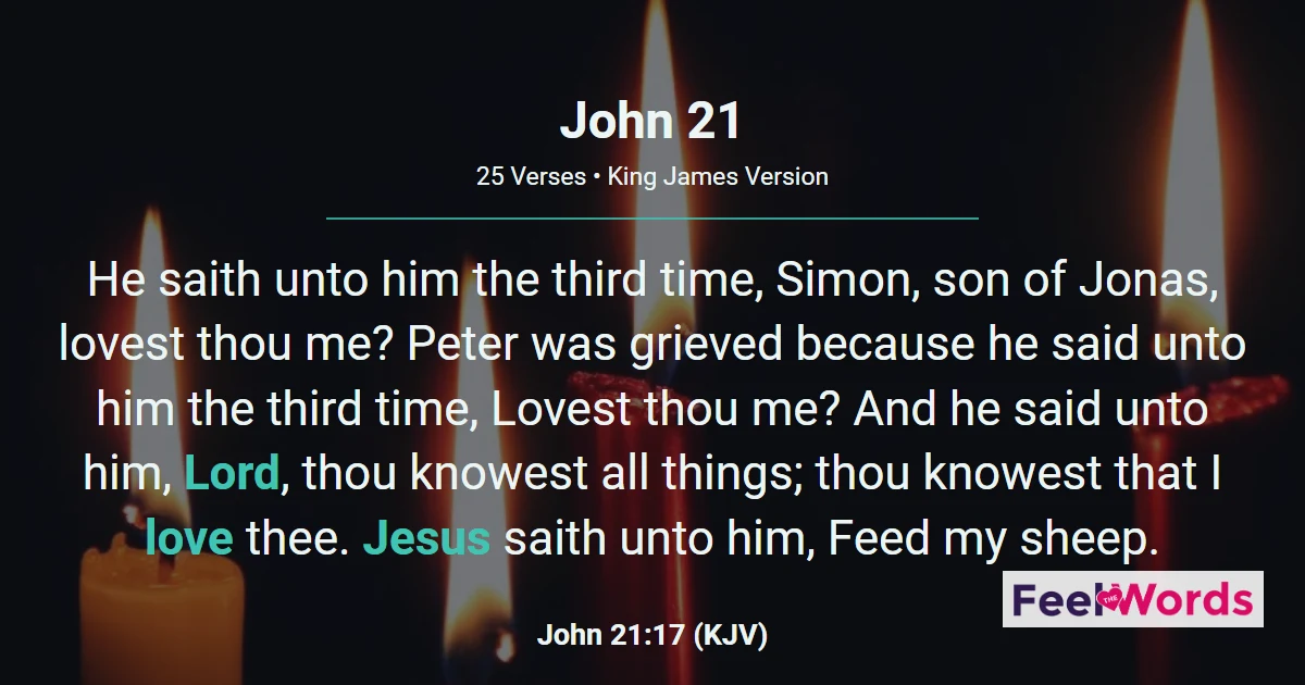 John 21: Feed My Sheep