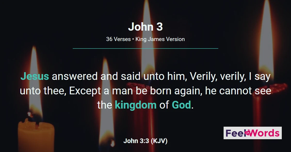 John 3: You Must Be Born Again