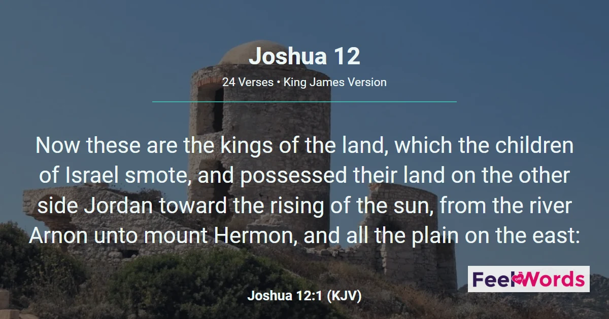 Joshua 12: The Kings Israel Defeated