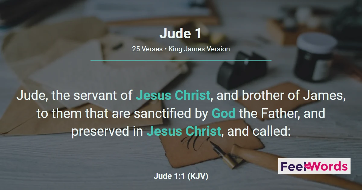 Jude 1: Contend for the Faith