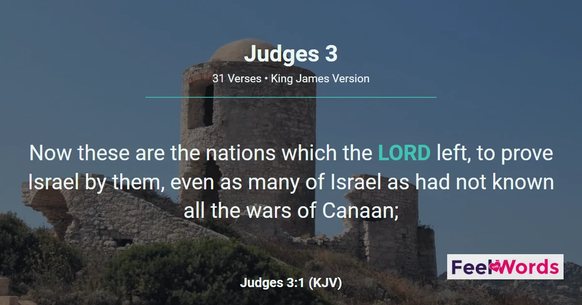 Judges 3: Othniel and Ehud Deliver Israel