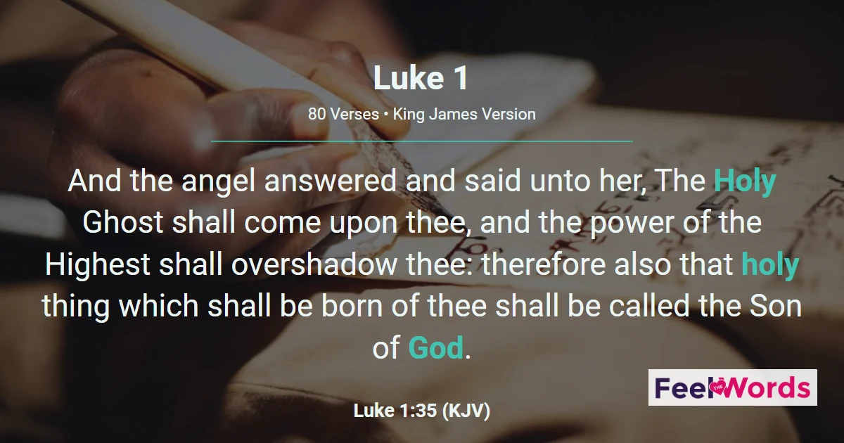 Luke 1 — The Angel Gabriel & Mary's Song
