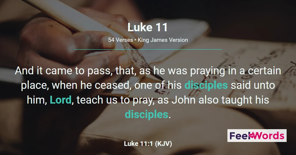 Luke 11: The Lord's Prayer & Ask, Seek, Knock