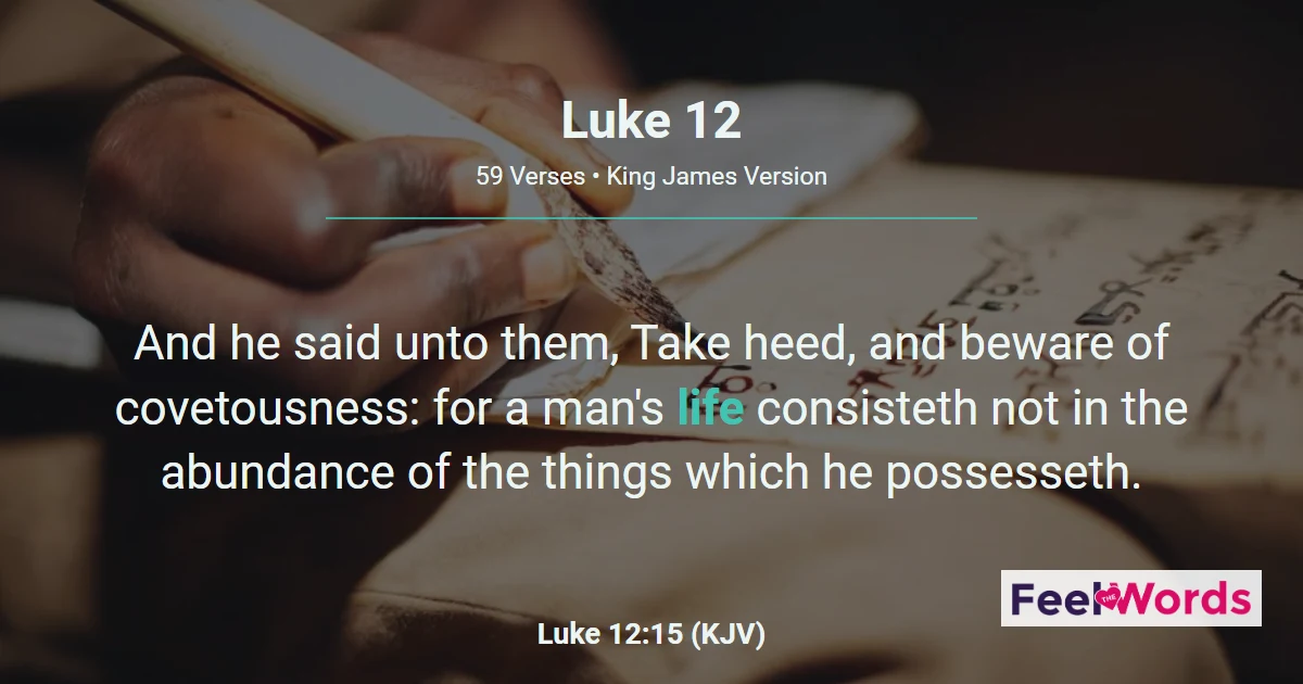 Luke 12: The Rich Fool & Do Not Fear